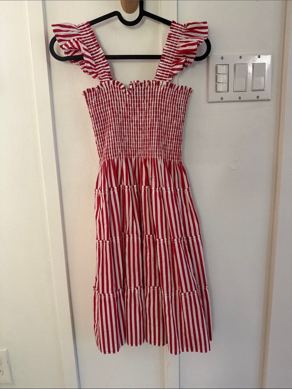Hill House Kids Red and White Striped Sundress